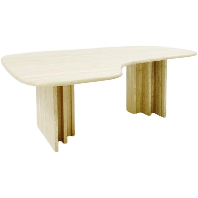 Organic Natural Stone Dining Table — 200 × 100 cm