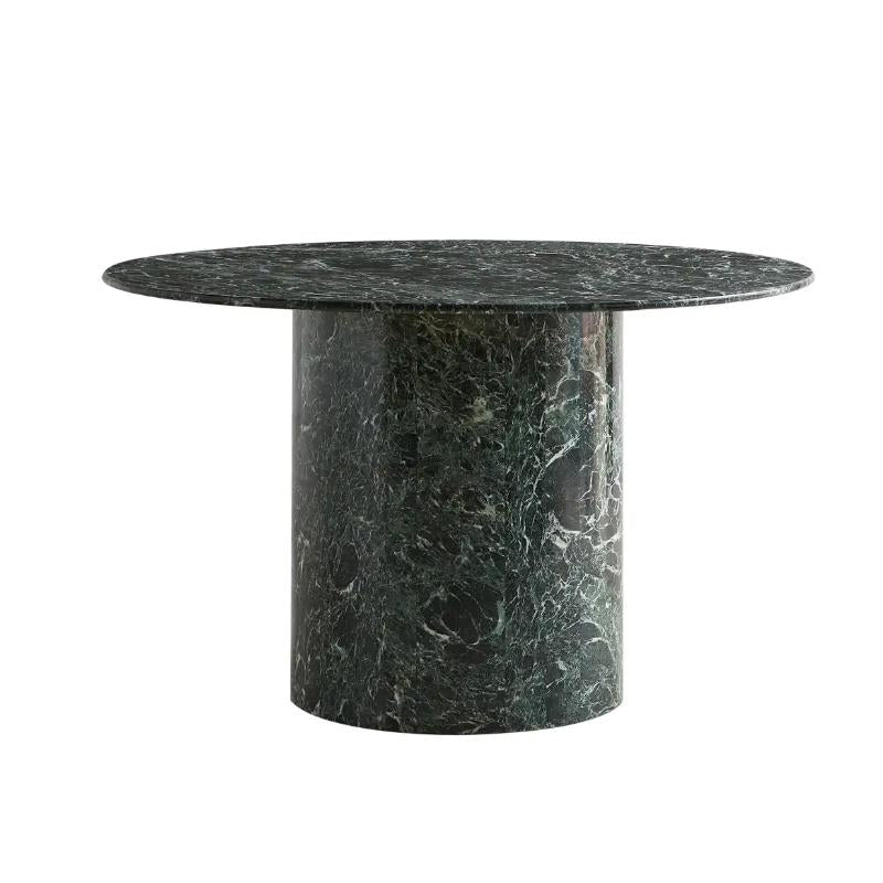 Oval Natural Stone Dining Table — 130 × 80 cm
