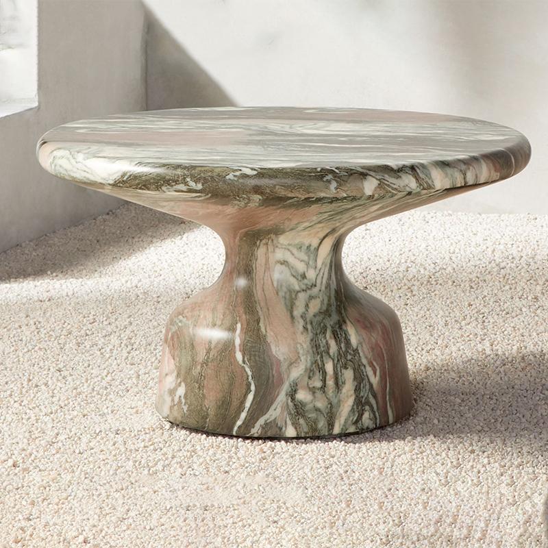 Round Natural Stone Side Table — Spool