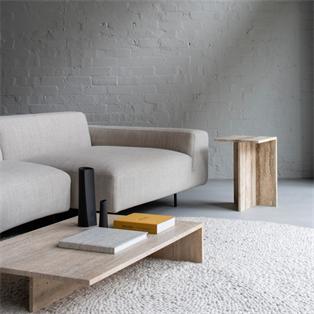 Natural Stone Coffee Table — 35 × 35 cm