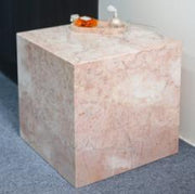 Cubic Cream Rose Side Table
