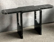 Cut-Out Nero Marquina Console