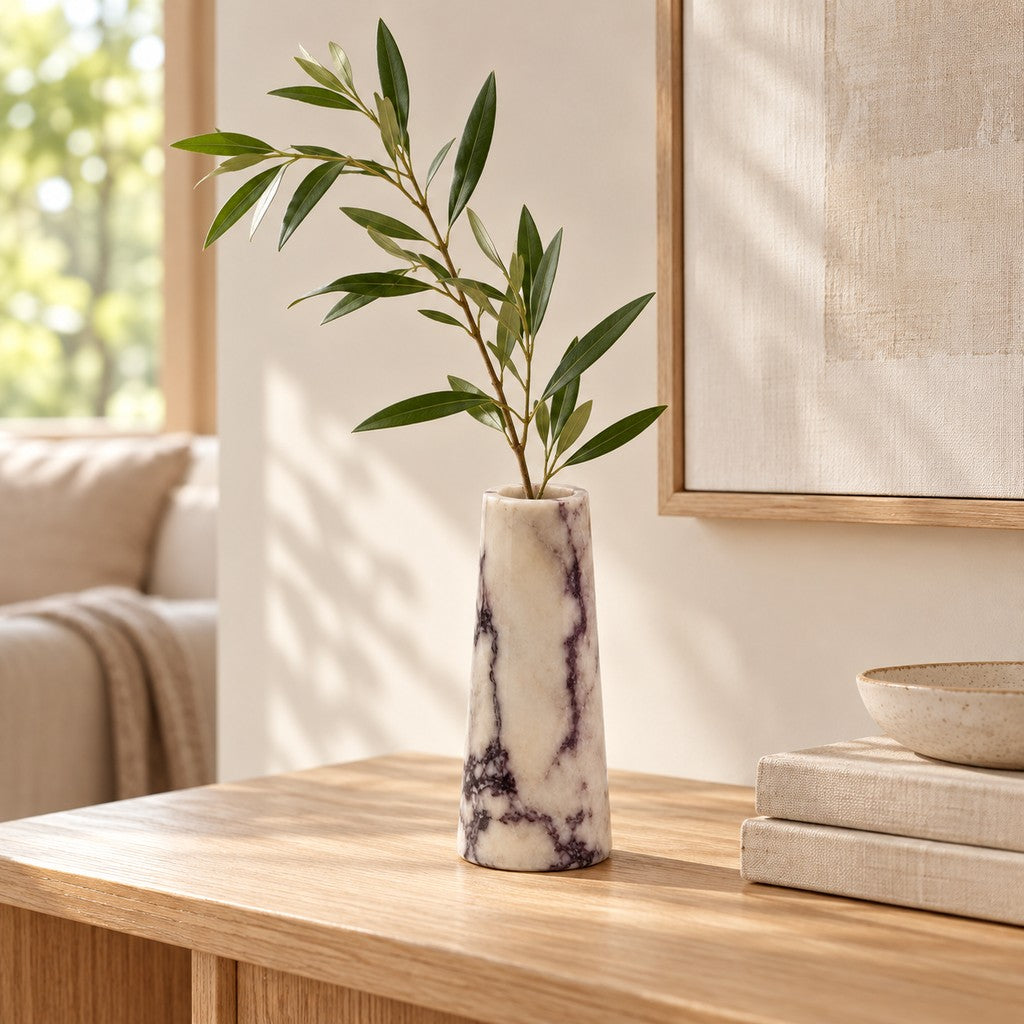 Conical Vase on a console
