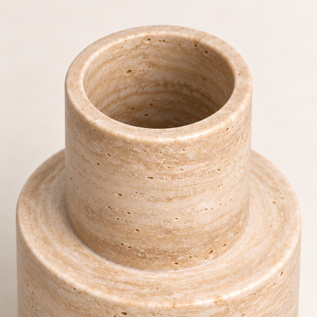 Cylinder Vase, edge detail