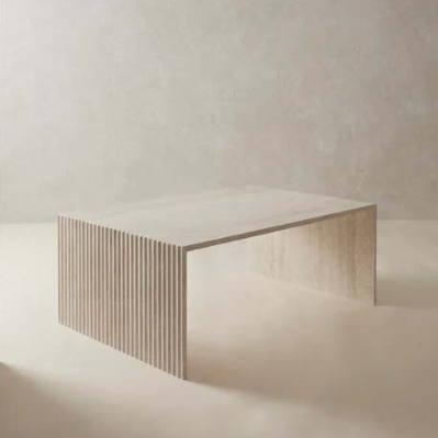 Fluted Bridge Coffee Table — original product reference photograph.