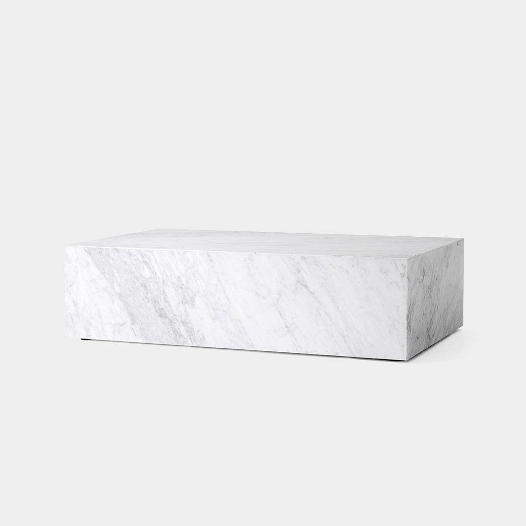 Rectangular Natural Stone Coffee Table — Block