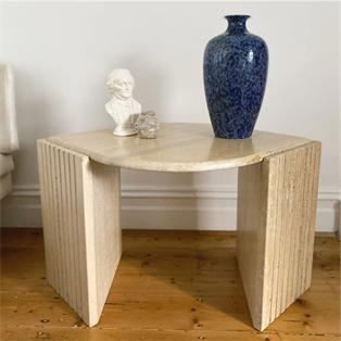 Rectangular Natural Stone Coffee Table — 67 × 65 cm
