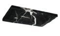 Classic Low-Rim Rectangular Tray in Black Marquina.