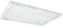 Classic Low-Rim Rectangular Tray in Carrara White.