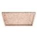 Classic Low-Rim Rectangular Tray in Cream Rose.