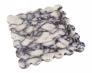 Square Scalloped Tray in Calacatta Viola.