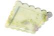 Square Scalloped Tray in Fendi Green.