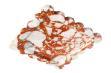 Square Scalloped Tray in Calacatta Red.