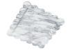 Square Scalloped Tray in Arabescato.