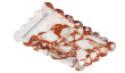 Petal-Edge Rectangular Tray in Calacatta Red.