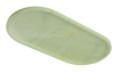Low-Rim Oval Tray in Fendi Green.