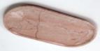 Low-Rim Oval Tray in Cream Rose.