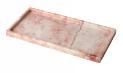 Slim Raised-Back Rectangular Tray in Lolita Pink.