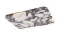Soft-Corner Rectangular Tray in Calacatta Viola.