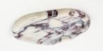 Smooth Pebble Tray in Calacatta Viola.