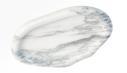 Smooth Pebble Tray in Arabescato.
