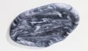 Smooth Pebble Tray in Cloudy Grey.
