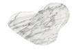 Wavy Pebble Tray in Arabescato.