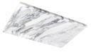 Slim Low-Rim Rectangular Tray in Arabescato.