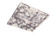 Square pale stone tray with branching dark veining, viewed from above