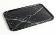 Rounded-Corner Black Marquina Tray.