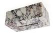 Sloped Rectangular Tissue Box in Calacatta Viola.