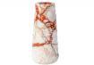 Conical Vase in Calacatta Red.