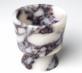 Short Conical Candle Holder in Calacatta Viola.