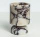 Short Cylinder Candle Holder in Calacatta Viola.