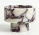 Stackable Pedestal Candle Holder in Calacatta Viola.