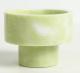 Stackable Pedestal Candle Holder in Fendi Green.