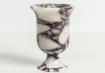 Goblet Candle Holder in Calacatta Viola.