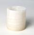 Straight-Sided Storage Jar in White Onyx.