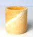Straight-Sided Storage Jar in Yellow Onyx.