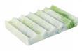 Ribbed Soap Dish in Fendi Green.