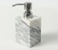 Rectangular Foaming Soap Dispenser in Arabescato.