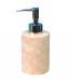 Cylindrical Liquid Soap Dispenser in Lolita Pink.