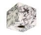 Square Tissue Box in Calacatta Viola.