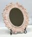 Organic-Edge Dressing Mirror in Lolita Pink.