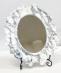 Organic-Edge Dressing Mirror in Arabescato.