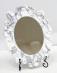Scalloped Dressing Mirror in Arabescato.