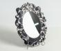 Scalloped Dressing Mirror in Calacatta Black.