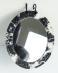 Oval Dressing Mirror in Calacatta Black.