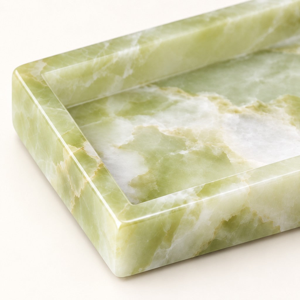 Rectangular Soap Dish, edge detail