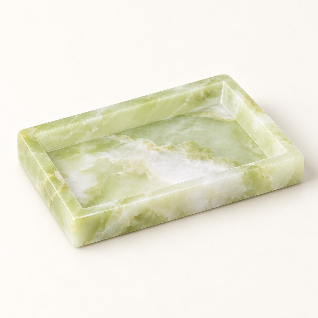 Rectangular Soap Dish, three-quarter view